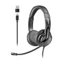 NGS CUFFIE STEREO USB-C CON CONTROLLO DEL VOLUME E ADATTATORE USB