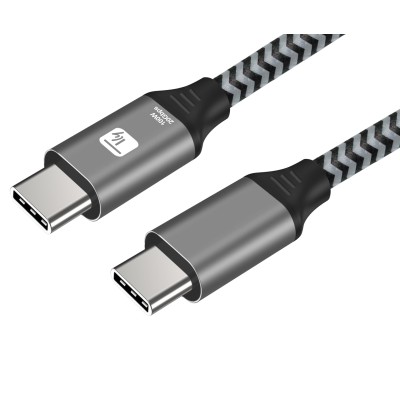 Cavo USB-C&trade Maschio 3.2 / USB-C&trade Maschio 5A 100W 1m Alluminio