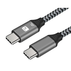 Cavo USB-C&trade Maschio 3.2 / USB-C&trade Maschio 3A 60W 1m Alluminio