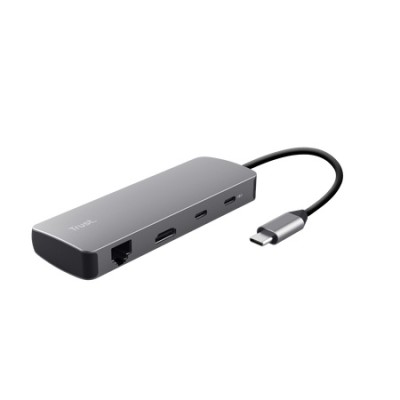 TRUST ADATTATORE MULTIPORTA DALYX 8-IN-1