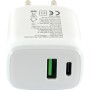 Caricatore Alimentatore USB-C&trade 20W e USB-A 18W da Muro