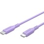 Cavo USB-C&trade Maschio/Maschio USB 2.0 in Silicone 1,5 metri Viola