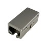 Accoppiatore RJ45 Cat6A 8P8C Femmina/ Femmina 10G STP Silver