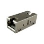 Accoppiatore RJ45 Cat6A 8P8C Femmina/ Femmina 10G STP Silver