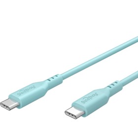 Cavo USB-C&trade Maschio/Maschio USB 2.0 in Silicone 1,5 metri Turchese