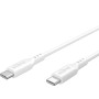 Cavo USB-C&trade Maschio/Maschio USB 2.0 in Silicone 1,5 metri Bianco