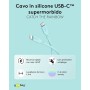Cavo USB-C&trade Maschio/Maschio USB 2.0 in Silicone 1,5 metri Turchese