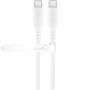 Cavo USB-C&trade Maschio/Maschio USB 2.0 in Silicone 1,5 metri Bianco