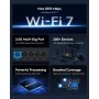 Router WiFi 7 Dual-Band BE3600 2,5G WAN 6500Mbps, WR3600H