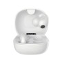 Cuffie Auricolari Wireless Aperte OWS con Custodia Smart Touch Screen LCD Bianco