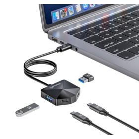 Hub USB 3.2 2x USB-A e 2x USB-C&trade
