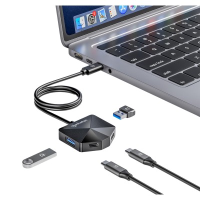 Hub USB 3.2 2x USB-A e 2x USB-C&trade