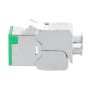 Frutto Keystone RJ45 Cat.6A 10G Slim STP Toolless Verde