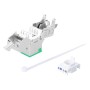 Frutto Keystone RJ45 Cat.6A 10G Slim STP Toolless Verde