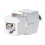 Frutto Keystone RJ45 Cat.6A 10G Slim STP Toolless Bianco