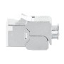 Frutto Keystone RJ45 Cat.6A 10G Slim STP Toolless Bianco