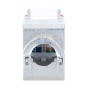 Frutto Keystone RJ45 Cat.6A 10G Slim STP Toolless Rosso