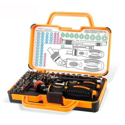 Kit Valigetta 69 pezzi Cacciaviti Bussole e Punte Professionali