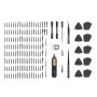 Set attrezzi 180 pezzi in 1 Cacciavite, Bussole e Punte
