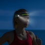Lampada Frontale con Torcia e Striscia LED con Sensore e Ricarica USB-C&trade