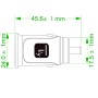 Mini Caricatore da Auto 2 Porte USB-A 5V/2.4A Nero