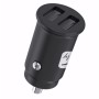 Mini Caricatore da Auto 2 Porte USB-A 5V/2.4A Nero