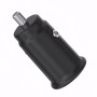 Mini Caricatore da Auto 2 Porte USB-A 5V/2.4A Nero