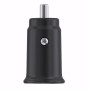 Mini Caricatore da Auto 2 Porte USB-A 5V/2.4A Nero