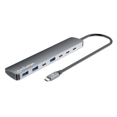Hub 7 porte USB3.2 10G/5G 4x USB-C&trade + 3x USB-A con Power Delivery
