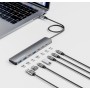 Hub 7 porte USB3.2 10G/5G 4x USB-C&trade + 3x USB-A con Power Delivery