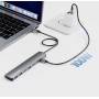 Hub 7 porte USB3.2 10G/5G 4x USB-C&trade + 3x USB-A con Power Delivery