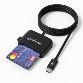 Lettore di Smart Card USB-C&trade con Slot per MicroSD