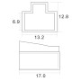 Tappo Parapolvere per RJ45 Nero 10pz