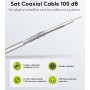 Cavo Coassiale SAT 100 dB Doppia Schermatura CCS 100m