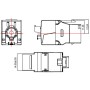 Frutto Keystone RJ45 STP C6A Toolless Silver