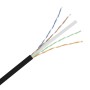 Cavo Cat. 6A Rigido U/UTP PE in Matassa 200 m Nero
