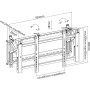 Supporto a Muro Video Wall Pop-Out Antifurto per TV LED LCD 4570