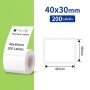 200 Etichette di Ricambio in Carta Termica Formato 40x30 mm