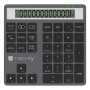 Tastierino Numerico BT V5.0 Wireless 2in1 con Calcolatrice Grigio Scuro