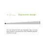 Tastierino Numerico BT V3.0 Wireless 34 Tasti Argento