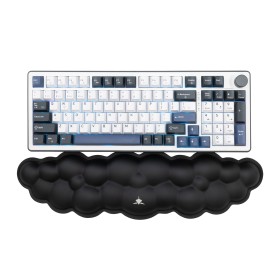 Cuscinetto Poggiapolsi in Memory Foam Nuvola da Tastiera Cumulus Nero