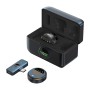 Set 2 Mini Microfoni Lavalier Wireless con Ricevitore USB-C&trade e Custodia di Ricarica, TASSA