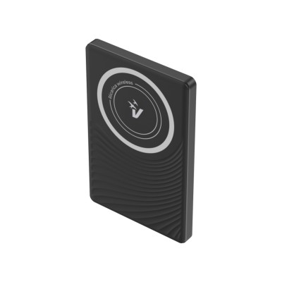 VULTECH POWERBANK MAGSAFE, SCHERMO LCD 5000 MAH TYPE C, RICARICA WIRELESS FINO 15W, PD20W, NERO