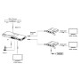 Splitter Extender HDMI 1x2 con IR su CAT6/6a/7 70 M