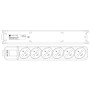 Multipresa 6 Posti Italiana Bipasso / Schuko con spina 16A angolata