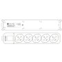 Multipresa 5 Posti Italiana Bipasso / Schuko con spina 16A angolata