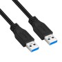 Cavo USB 3.2 A Maschio/A Maschio 1 m Nero
