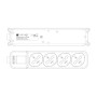 Multipresa 4 Posti Italiana Bipasso / Schuko con spina 16A angolata