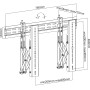 Supporto a Muro Video Wall Professionale Retrattile Antifurto per TV LED LCD 37-70