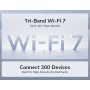 Punto di Accesso Wireless Multi-Gigabit Tri-band WiFi 7 BE11000 Mesh a Muro/Soffitto, AP11000
